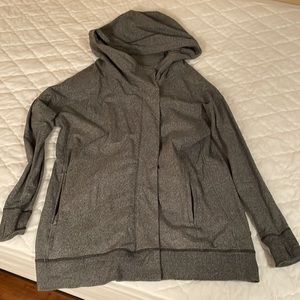 Lululemon grey long hoodie